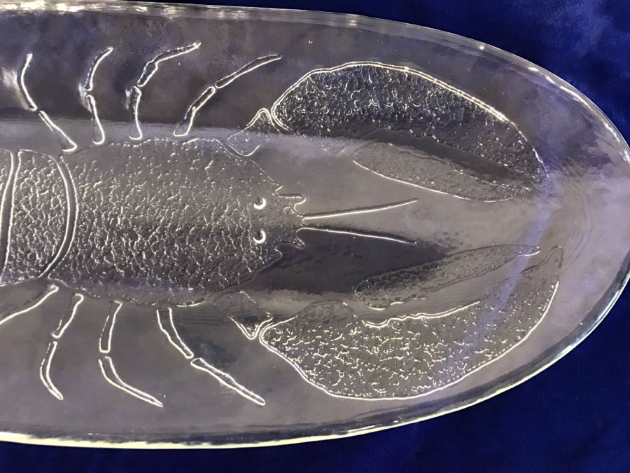 Lobster Glass Serving Fish Platter [Photo 2]