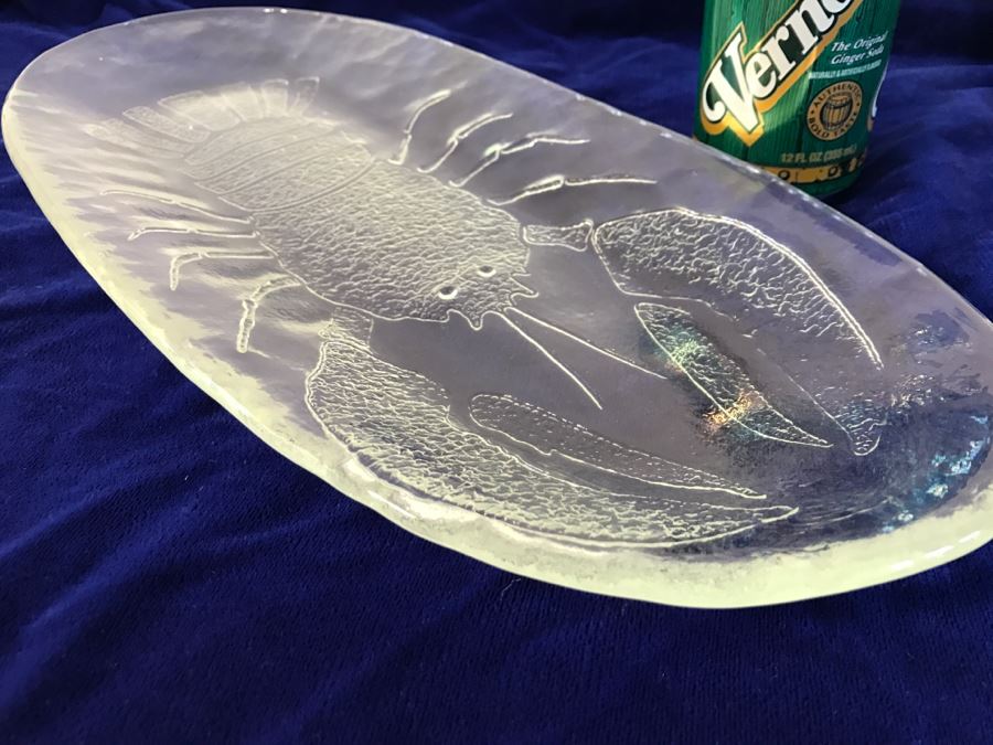 Lobster Glass Serving Fish Platter [Photo 5]