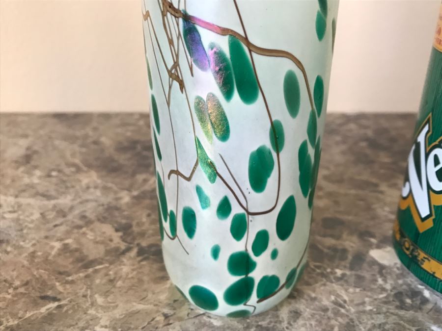 Collection Of (4) Phoenician Glass Art Glass Malta Includes Vases And Bottles With Stoppers [Photo 8]