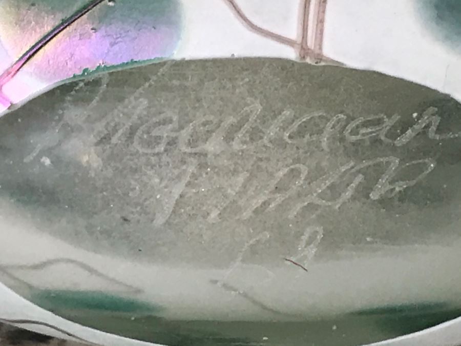 Collection Of (4) Phoenician Glass Art Glass Malta Includes Vases And Bottles With Stoppers [Photo 12]