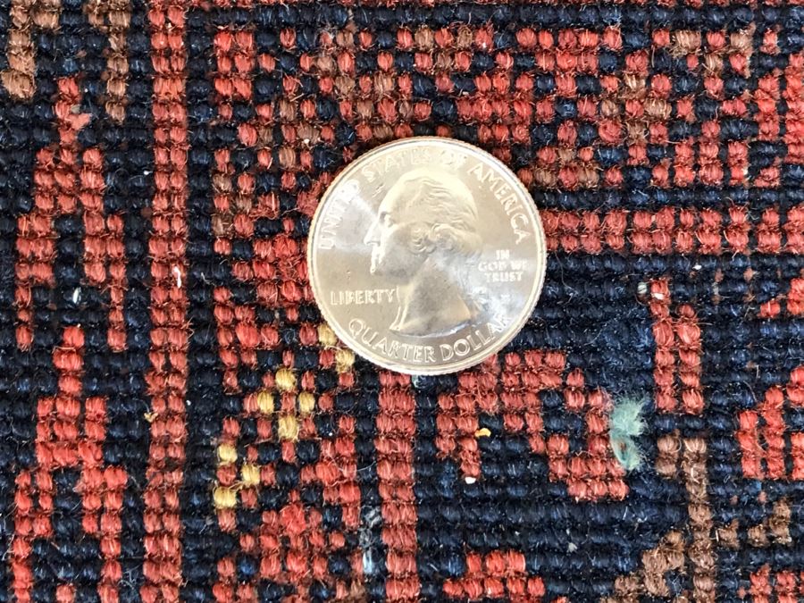 Stunning Hand Knotted Persian Wool Rug Red Burgundy Black 11' 10' X 8' 4' [Photo 15]