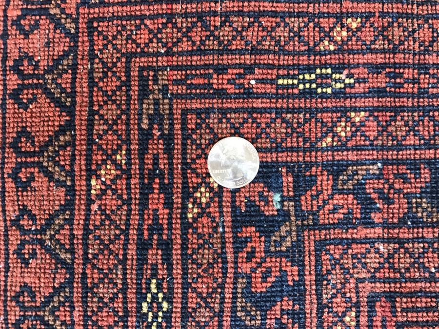 Stunning Hand Knotted Persian Wool Rug Red Burgundy Black 11' 10' X 8' 4' [Photo 14]