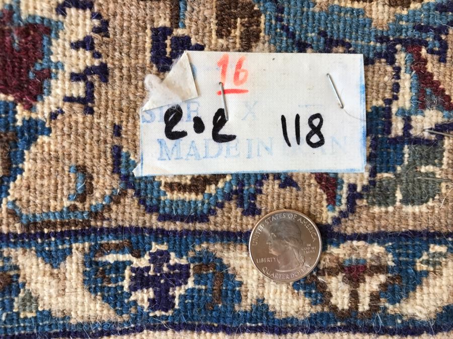 Persian Area Rug Hand Knotted Wool Made In Iran 6' 9' X 3' 10' [Photo 11]