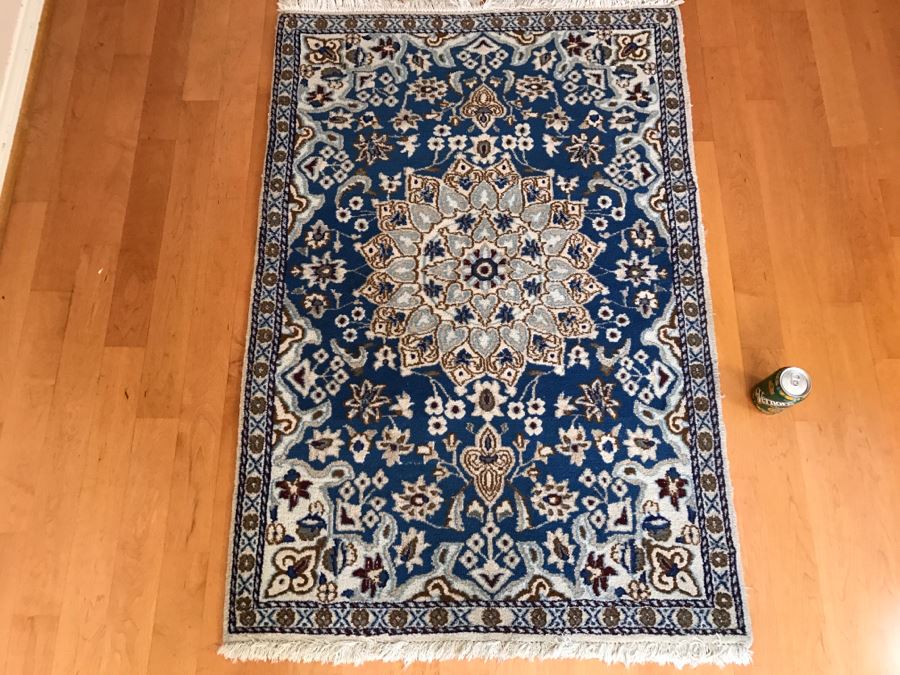 Persian Area Rug Hand Knotted Wool 4' 6' X 3' [Photo 4]
