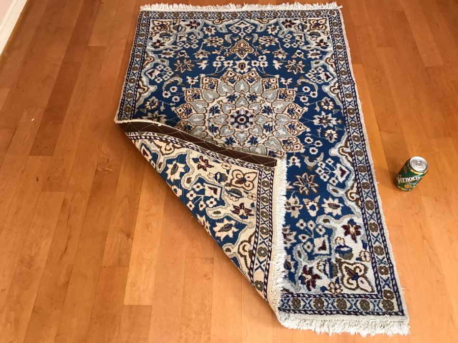 Persian Area Rug Hand Knotted Wool 4' 6' X 3' [Photo 10]