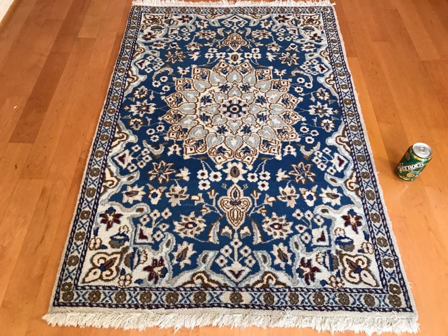 Persian Area Rug Hand Knotted Wool 4' 6' X 3' [Photo 3]