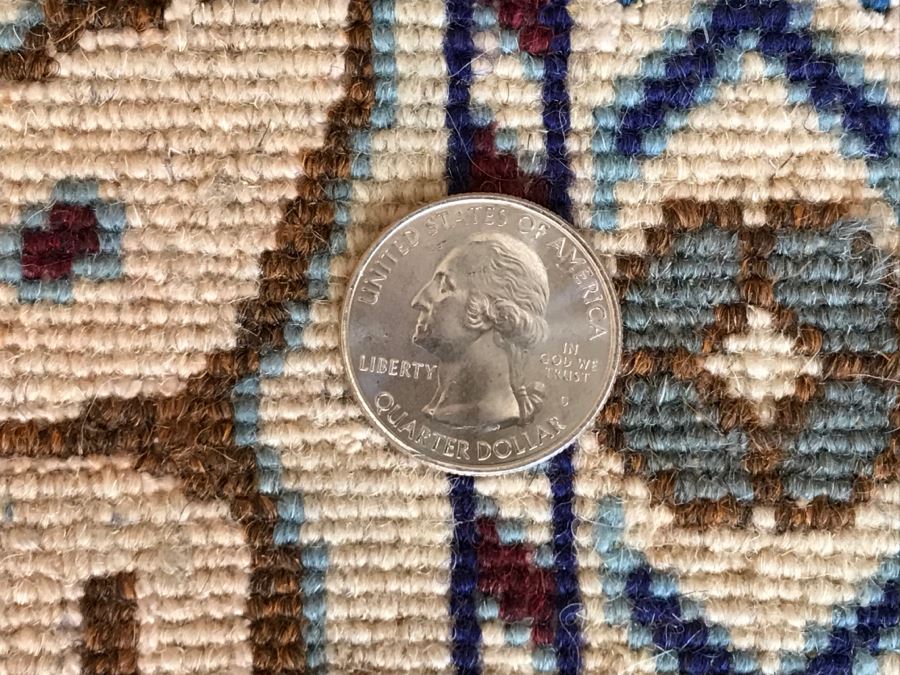 Persian Area Rug Hand Knotted Wool 4' 6' X 3' [Photo 11]