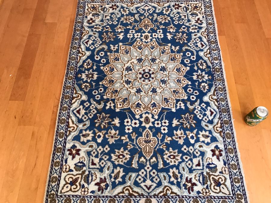 Persian Area Rug Hand Knotted Wool 4' 6' X 3' [Photo 5]