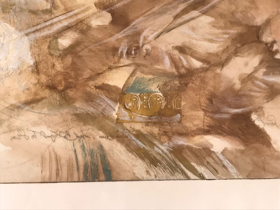 Francois Fressinier Mixed Media Artwork Titled 'Solomon's Lover' [Photo 20]