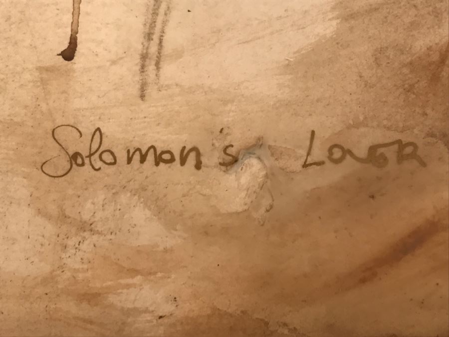 Francois Fressinier Mixed Media Artwork Titled 'Solomon's Lover' [Photo 10]