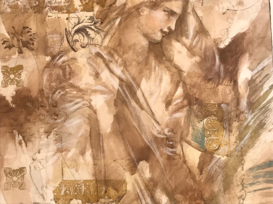 Francois Fressinier Mixed Media Artwork Titled 'Solomon's Lover' [Photo 27]