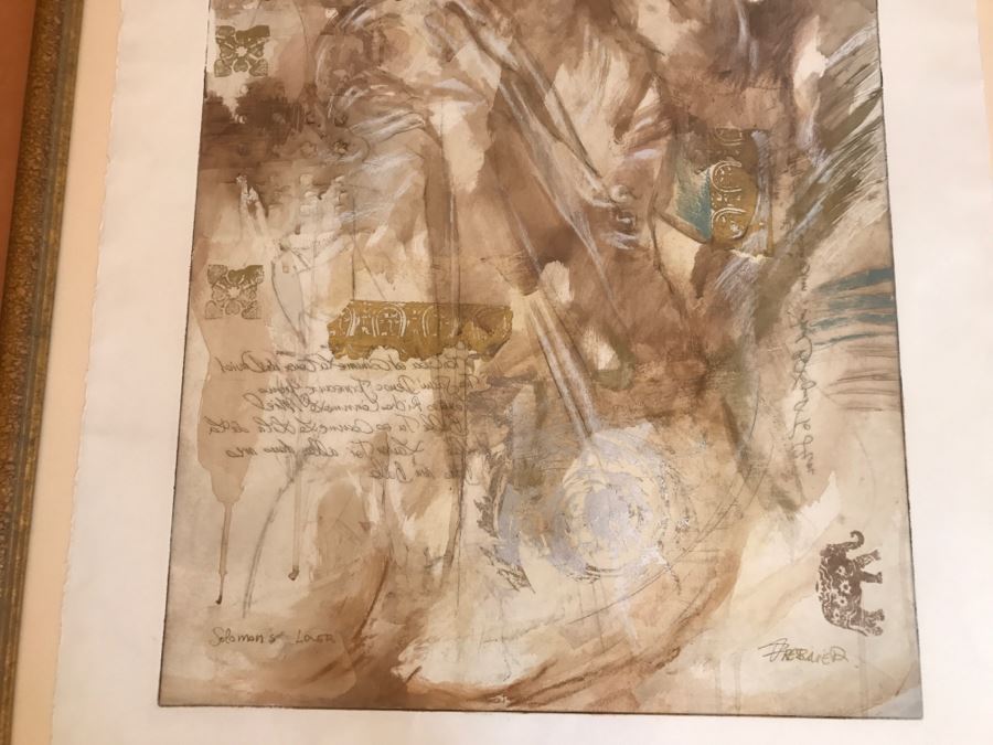 Francois Fressinier Mixed Media Artwork Titled 'Solomon's Lover' [Photo 5]