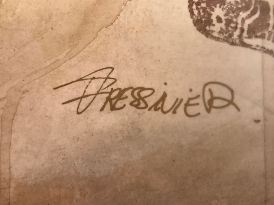 Francois Fressinier Mixed Media Artwork Titled 'Solomon's Lover' [Photo 7]