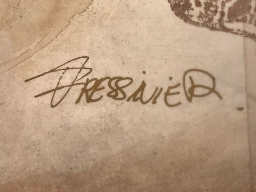 Francois Fressinier Mixed Media Artwork Titled 'Solomon's Lover' [Photo 29]