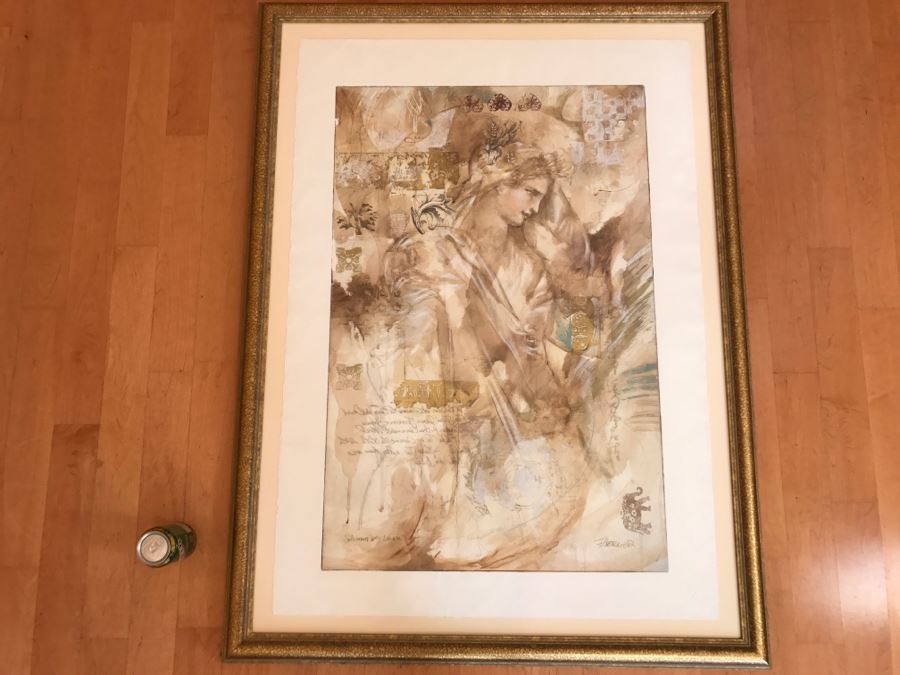 Francois Fressinier Mixed Media Artwork Titled 'Solomon's Lover' [Photo 2]