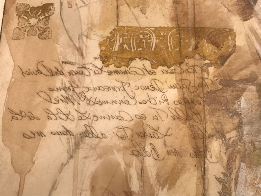 Francois Fressinier Mixed Media Artwork Titled 'Solomon's Lover' [Photo 11]