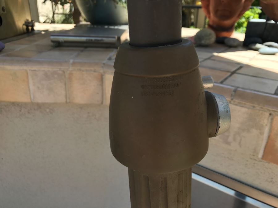 Outdoor Umbrella With Marble Base Stand [Photo 5]