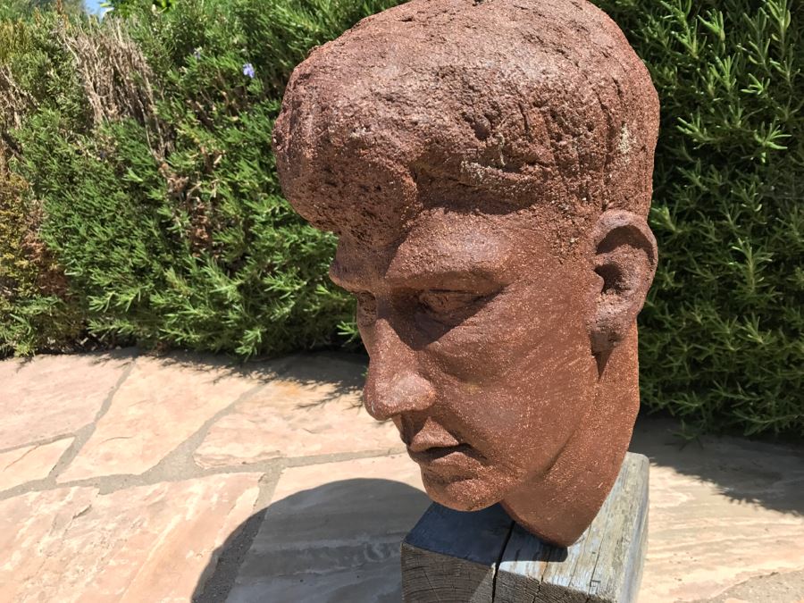 Original Clay Bust Sculpture By Nancy Dreher Rice [Photo 3]