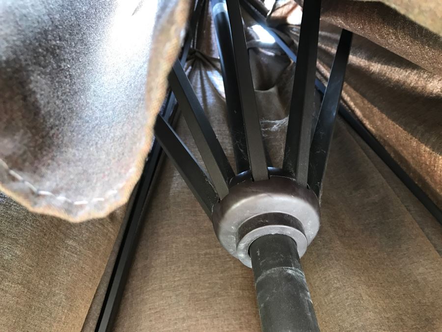 Set Of (2) Outdoor Umbrellas With (3) Marble Umbrella Stands [Photo 10]