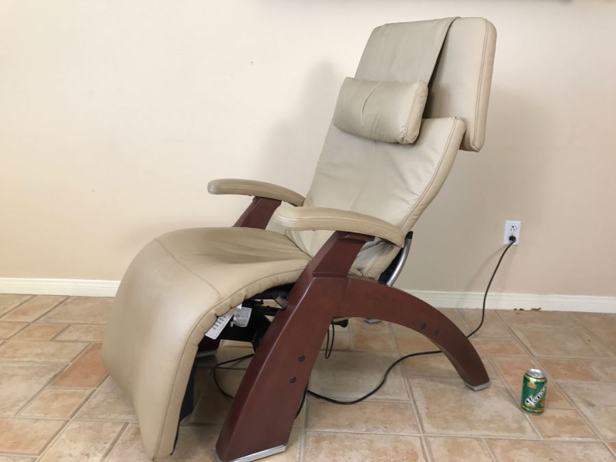 Human Touch Perfect Chair Model PC-500 Zero Gravity Leather Chair Retails For $2,500