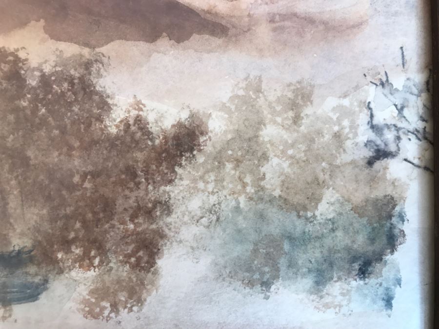 Original Plein Air Desert Landscape Painting Signed Spong '72 [Photo 7]