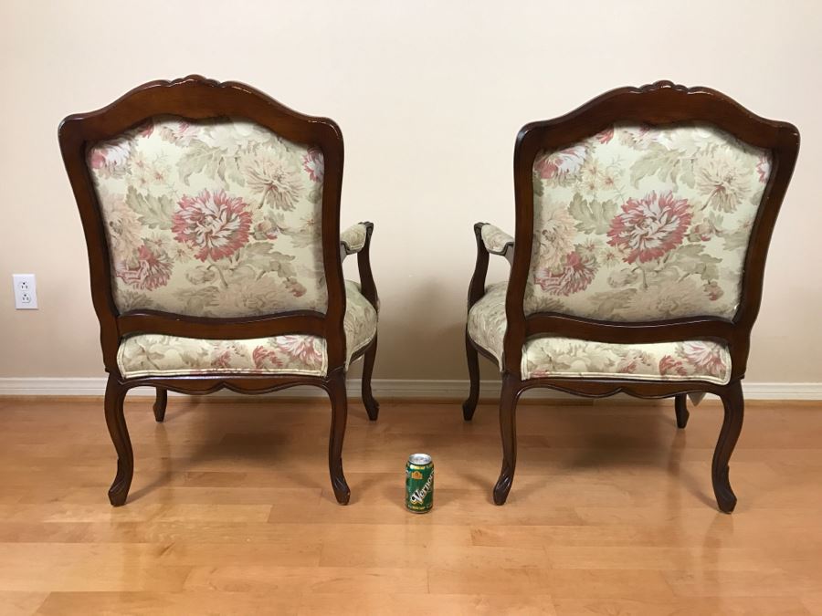 Pair Of Drexel Heritage Upholstered Armchairs [Photo 9]
