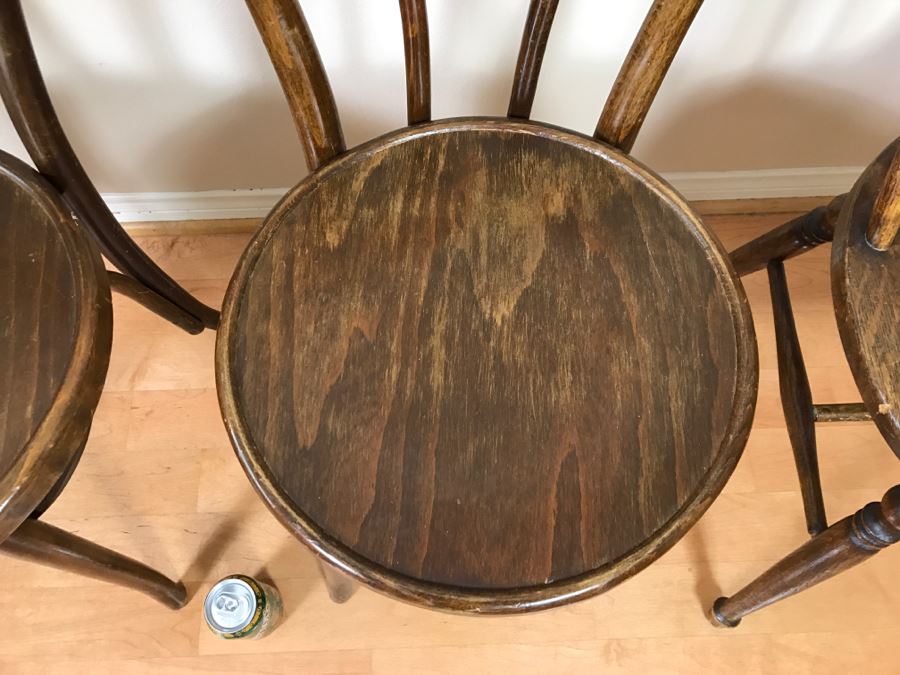 UPDATED ADDED (1) Chair - Set Of (4) Vintage Chairs Made In Romania And (1) Vintage Chair By L And B Manufacturing Corp Santa Monica, CA [Photo 6]