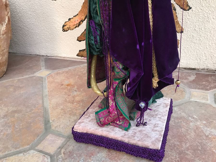 Large Custom Hand Made Folk Art Angelic Gypsy By Artist Renée 26'H [Photo 8]