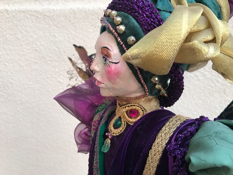 Large Custom Hand Made Folk Art Angelic Gypsy By Artist Renée 26'H [Photo 13]