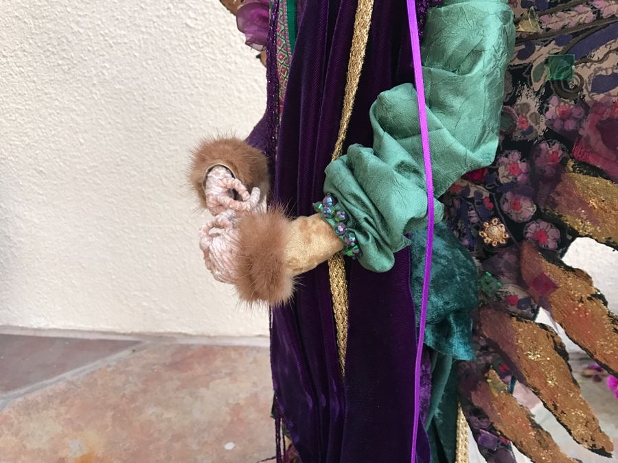 Large Custom Hand Made Folk Art Angelic Gypsy By Artist Renée 26'H [Photo 14]