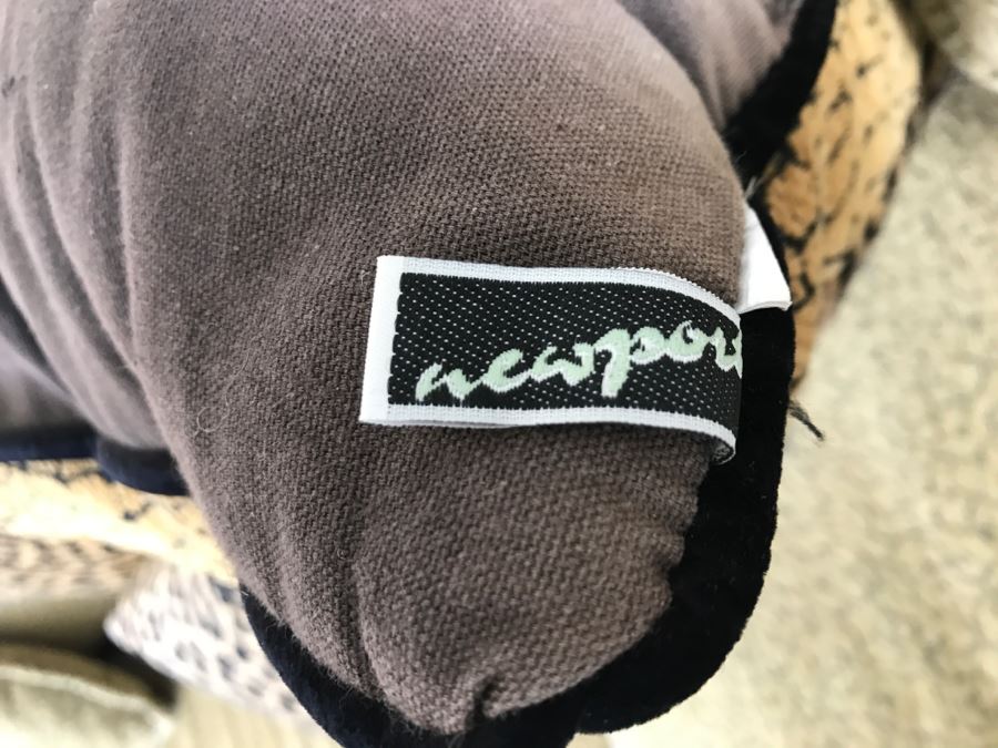 Nice Designer Upholstered Sofa With Throw Pillows [Photo 9]