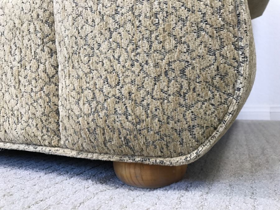 Nice Designer Upholstered Sofa With Throw Pillows [Photo 8]