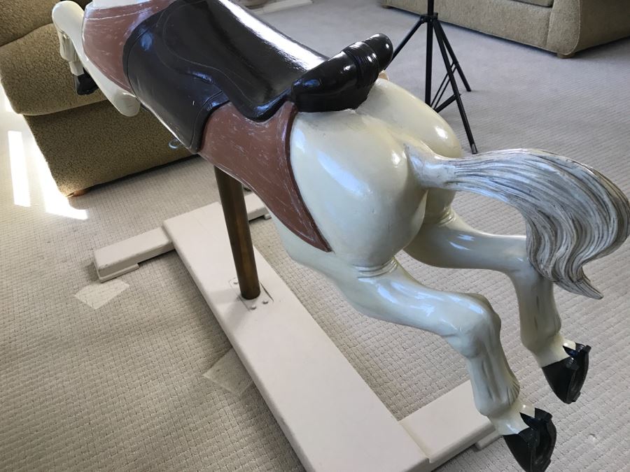 Santa Monica Pier Authentic C W Parker Carousel Horse Leavenworth Kansas 5'L X 32'W X 74'H [Photo 14]