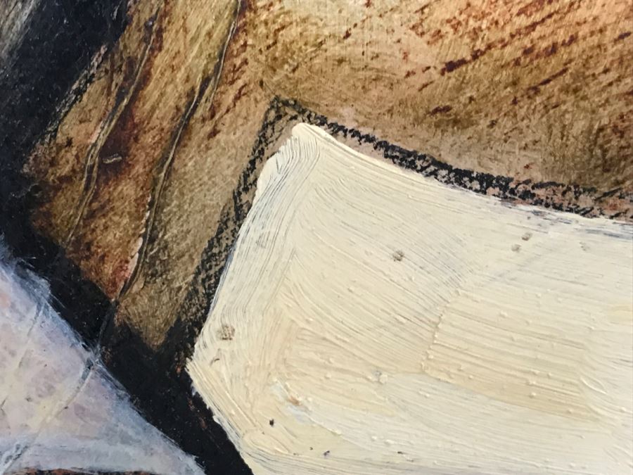 Original Abstract Untitled Oil Painting By Katlin Evans 60'W X 48'H [Photo 12]