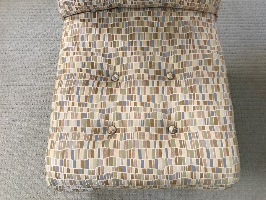 Modern Upholstered Wooden Slipper Chair [Photo 4]