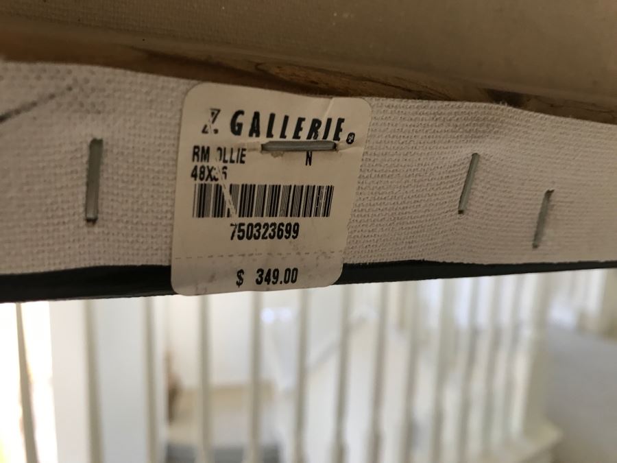 Large Z Gallerie Canvas Horse Print By R. Atkins Retails $349 48 X 25 [Photo 6]