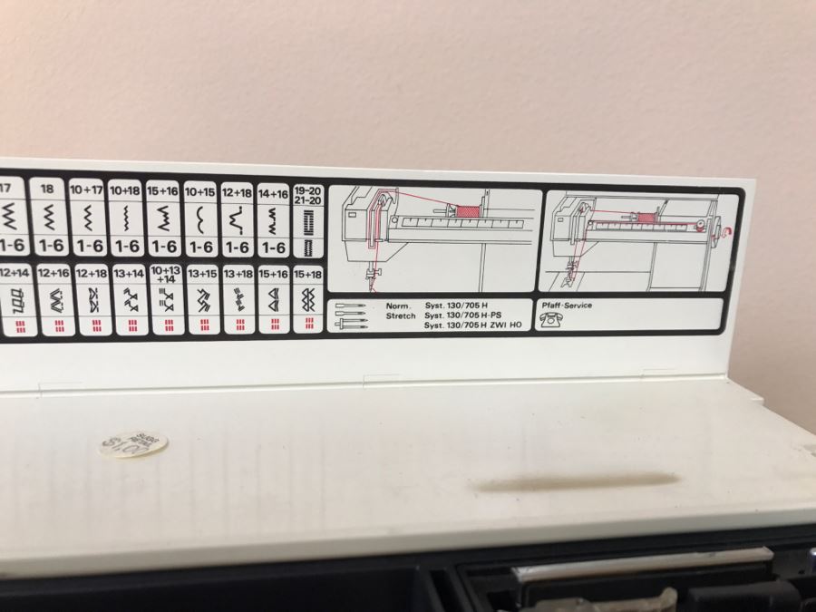 PFAFF Tipmatic 1027 Sewing Machine With Case [Photo 6]