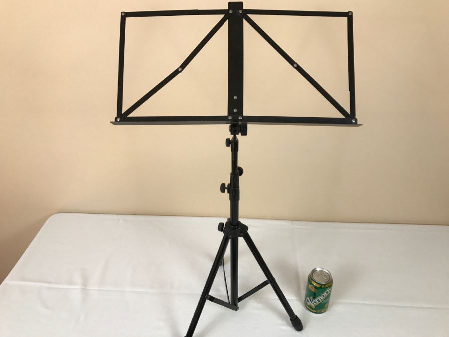 Music Stand With Black Carry Bag MS-20 BK [Photo 2]