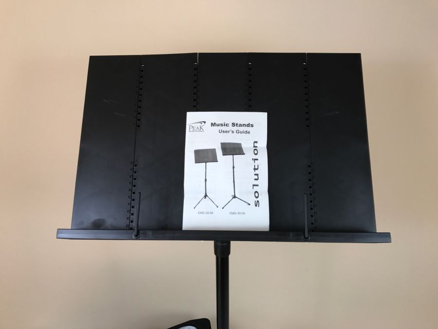 Music Stand With Case By Peak Music Stands SMS-20 [Photo 3]