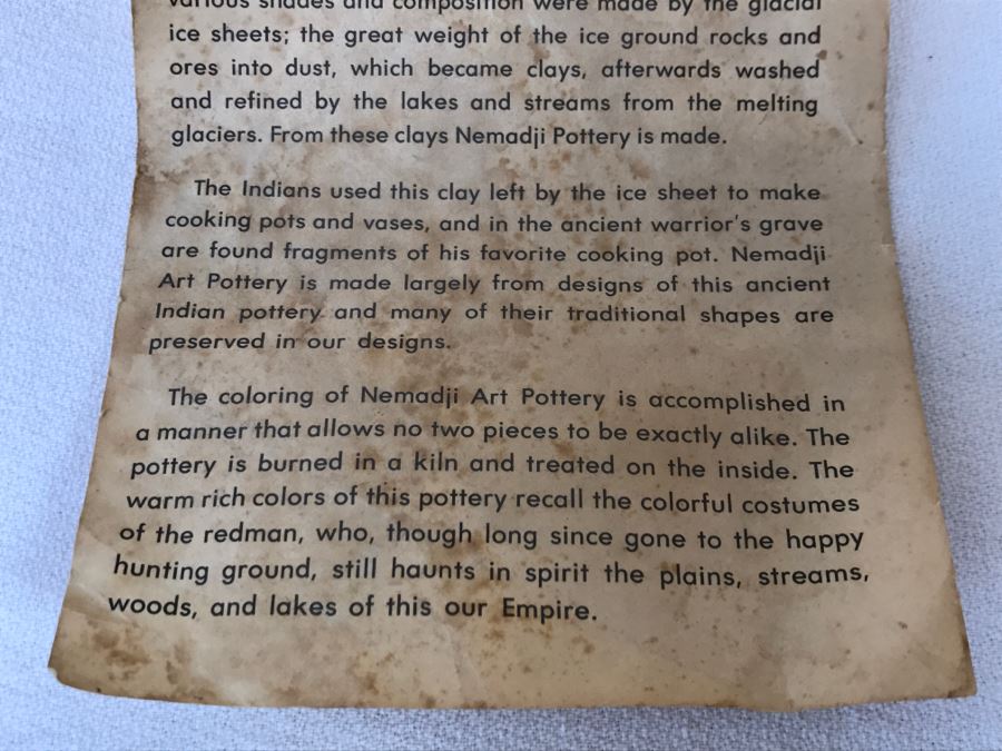 Nemadji Indian Pottery Native Clay Pottery [Photo 14]