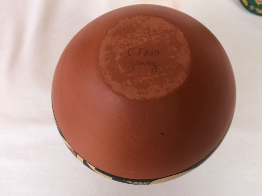 C Tosa Jemez Native American Indian Pottery [Photo 6]