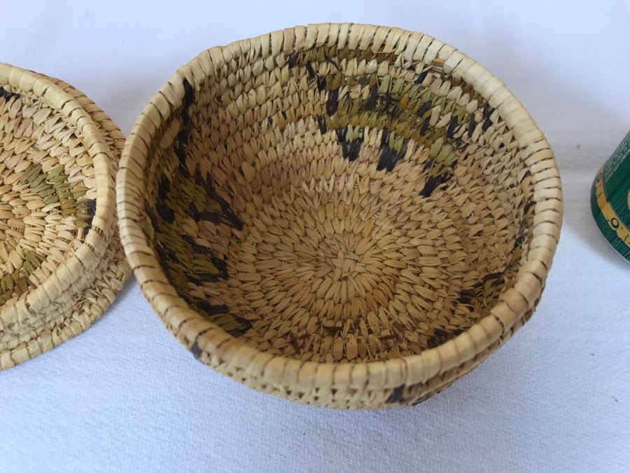 Native American Indian Basket With Lid [Photo 10]