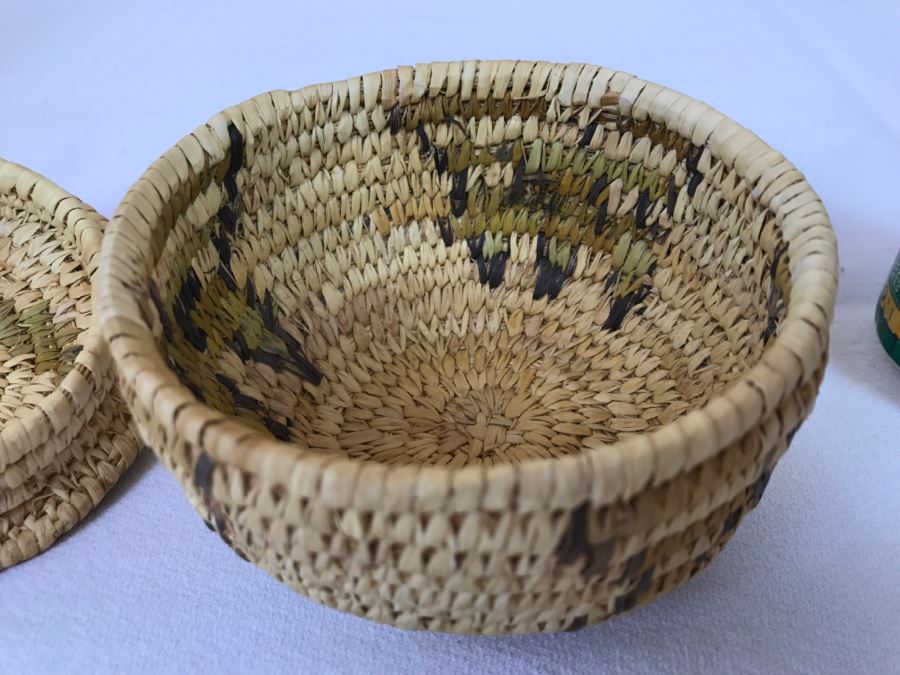Native American Indian Basket With Lid [Photo 11]