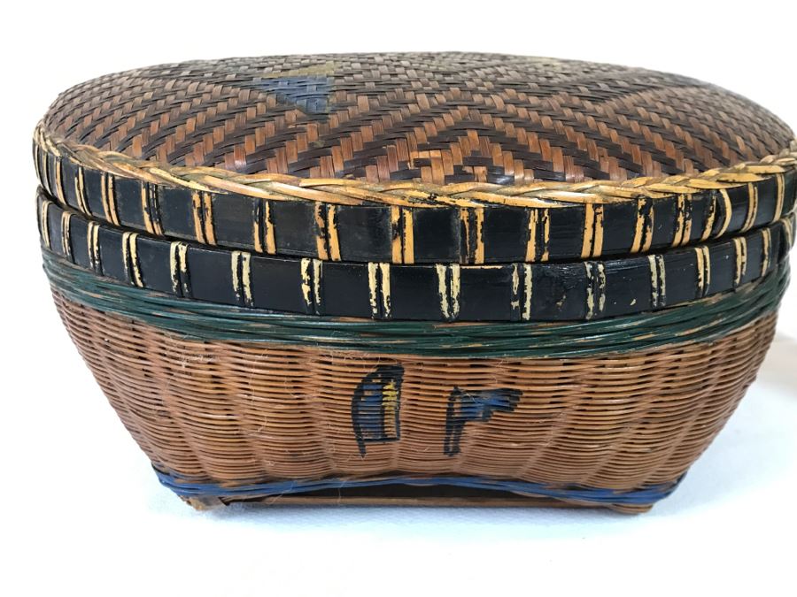 Hand Painted Basket [Photo 5]
