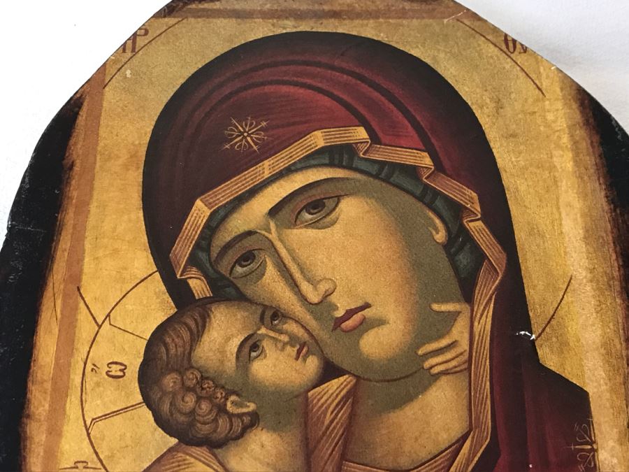 Reproduction Russian Icon On Tree Board [Photo 4]