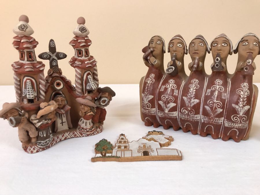 Collection Of Hand Painted Clay Sculptures [Photo 2]