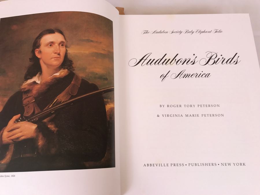 Large Book The Audubon Society Baby Elephant Folio 0-89659-231-6 Regular Edition Audubon's Birds Of America Roger Tory Peterson & Virginia Marie Peterson [Photo 10]
