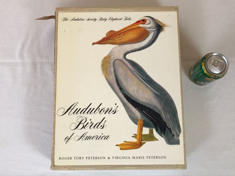 Large Book The Audubon Society Baby Elephant Folio 0-89659-231-6 Regular Edition Audubon's Birds Of America Roger Tory Peterson & Virginia Marie Peterson [Photo 2]