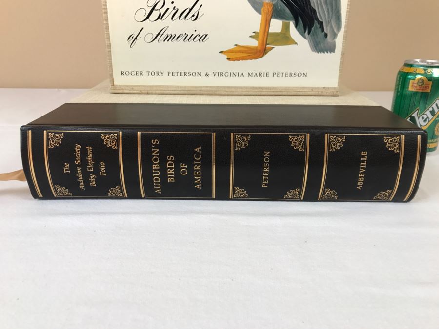 Large Book The Audubon Society Baby Elephant Folio 0-89659-231-6 Regular Edition Audubon's Birds Of America Roger Tory Peterson & Virginia Marie Peterson [Photo 6]