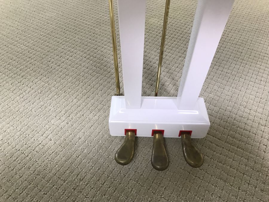 WM. Knable & Co. KN-500 Player Piano With Piano Disc Model PDS-128 PLUS With Bench And Collection Of Piano Discs (See Details) [Photo 21]